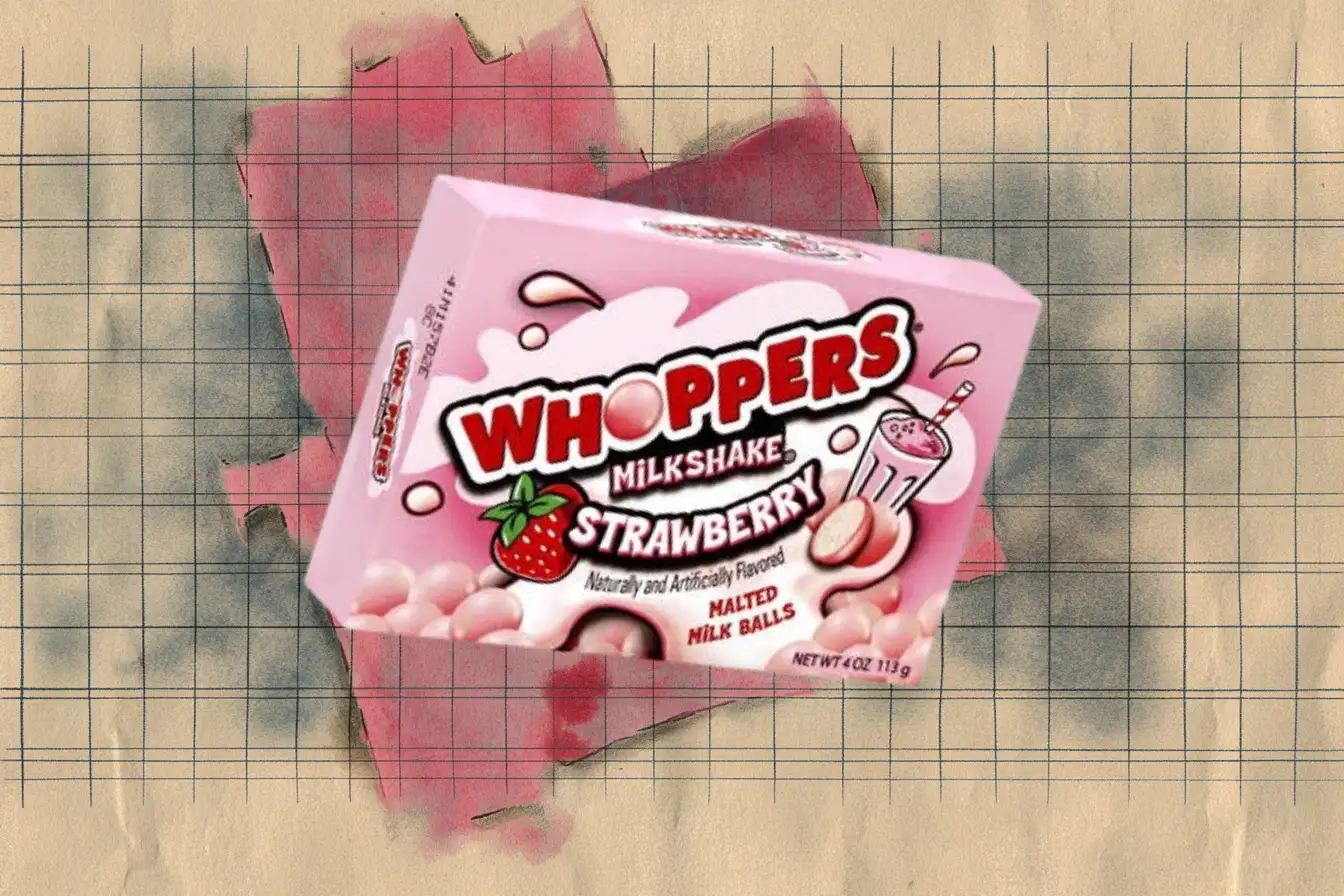 Whoppers Strawberry Milkshake