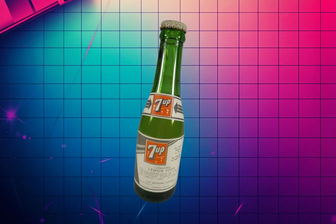 7 Up The Original Paper Label