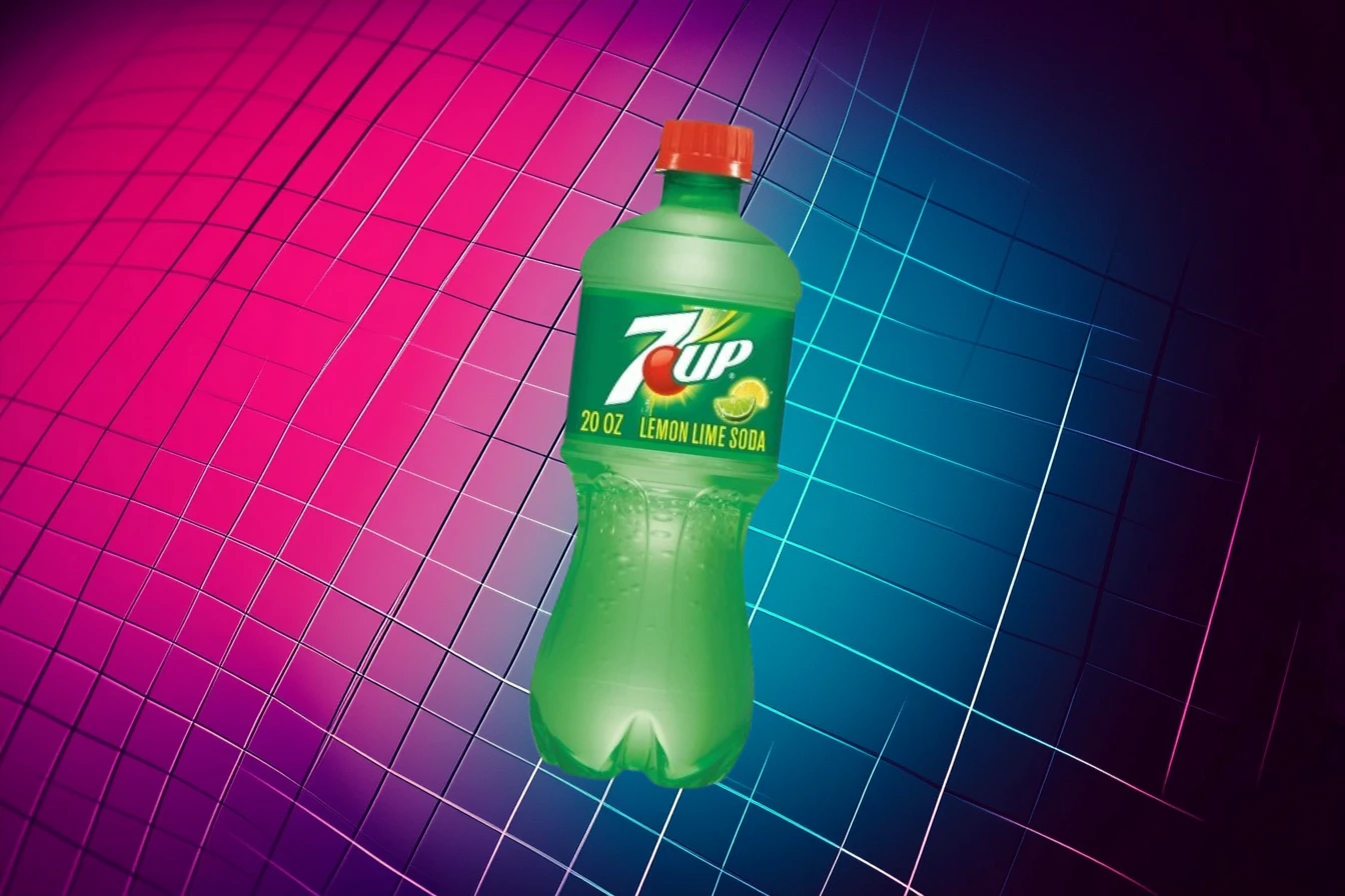 7 Up Clear Plastic PET