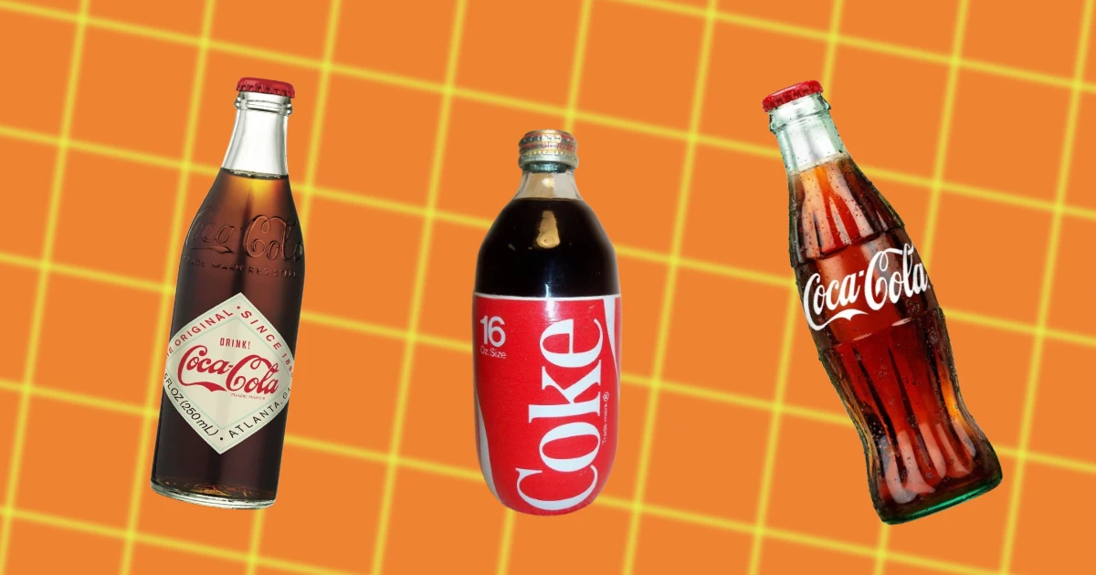 Evolution of the Coca-Cola Bottle