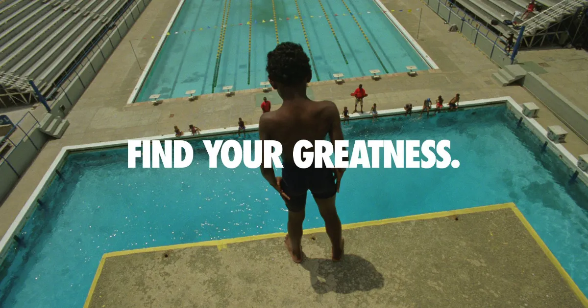 Find Your Greatness Nike Slogan