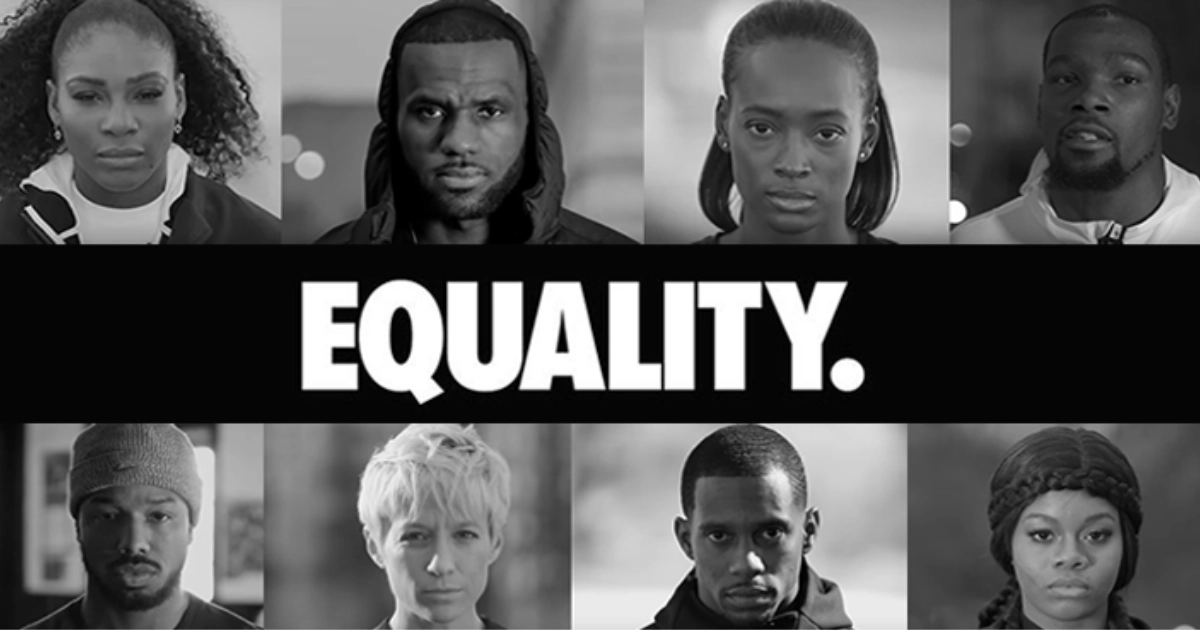 Equality Nike Slogan