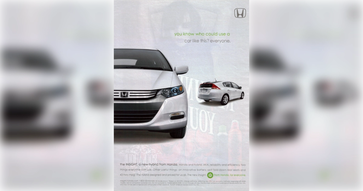 Honda Honda Insight Second Generation