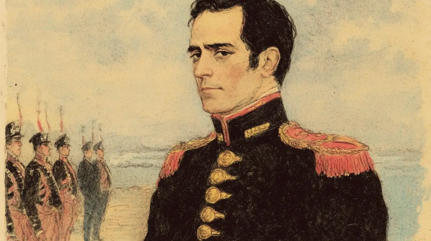 Portrait of Antonio Lopez de Santa Anna / © History Oasis Mexican General Antonio Lopez