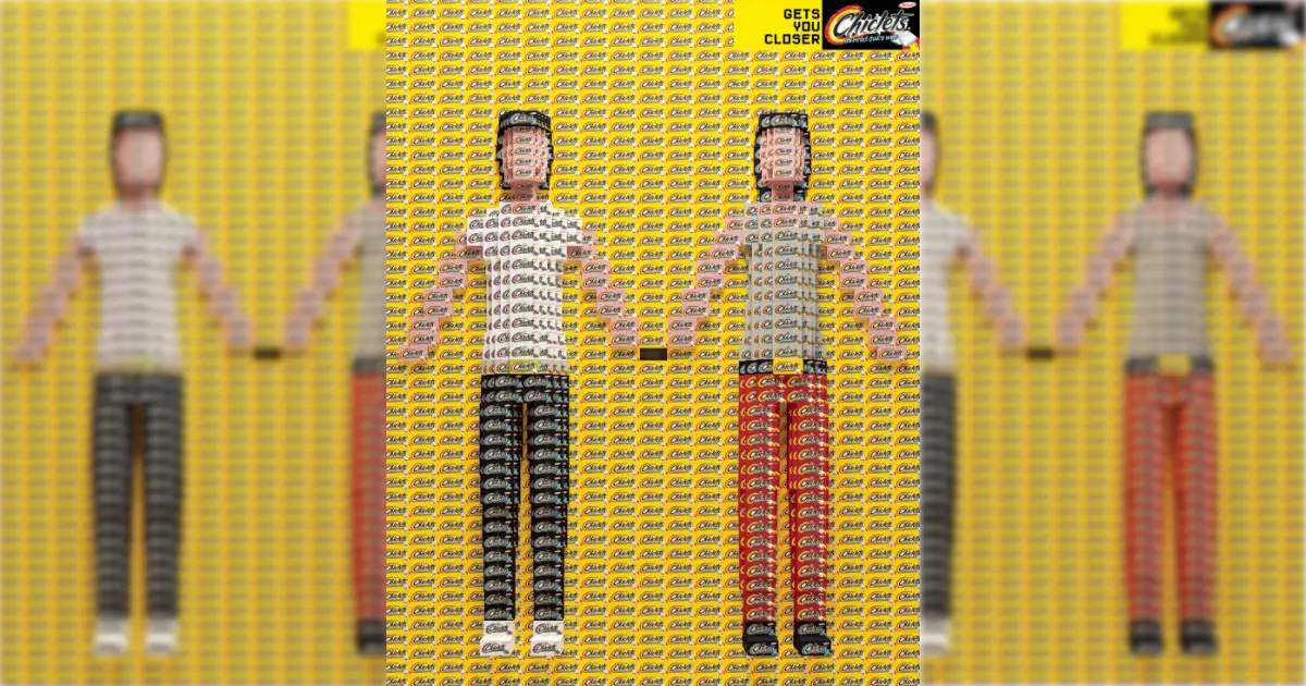 Adams Chiclets Retro Ad