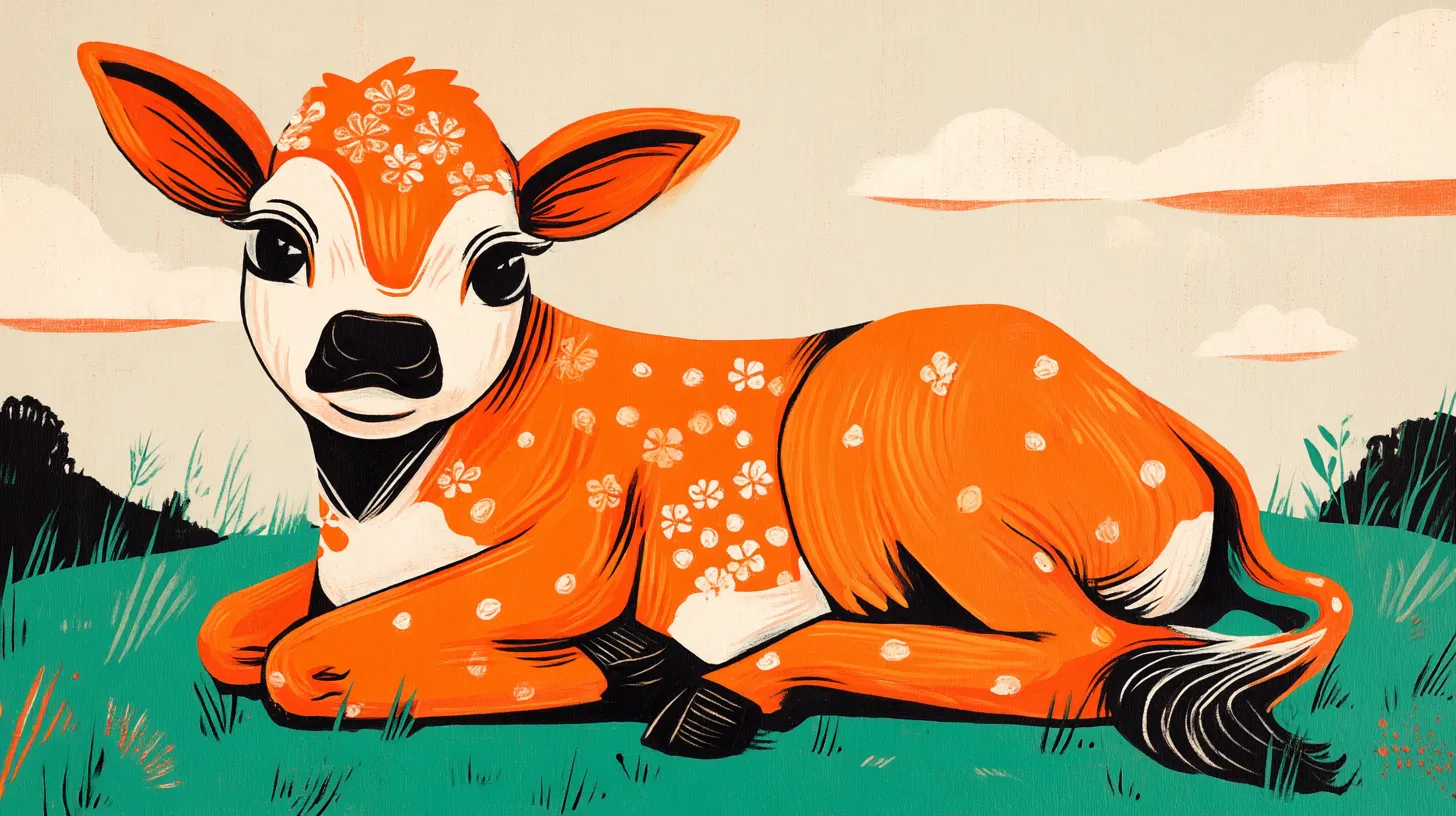 © History Oasis A Calf