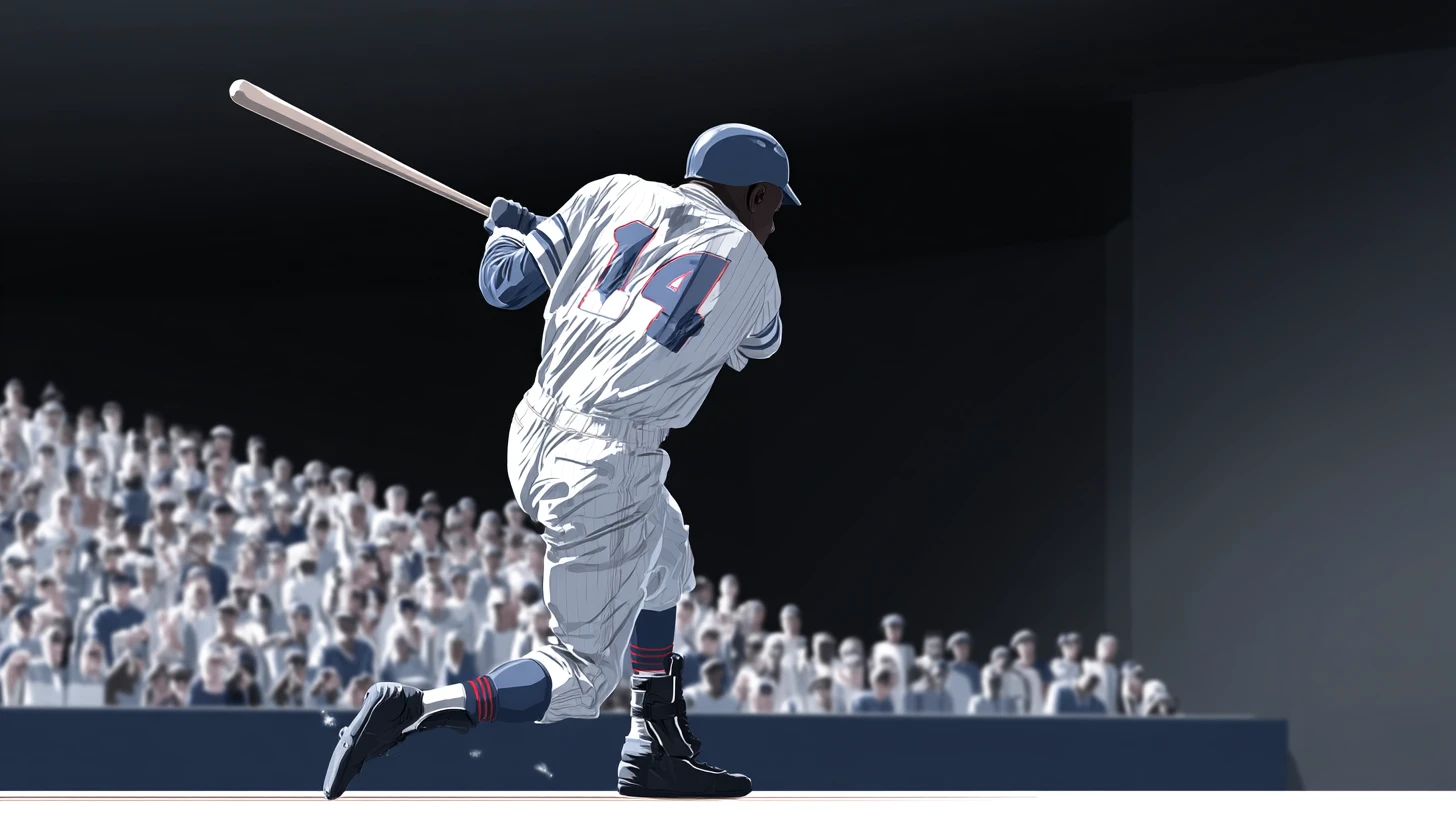 © History Oasis HANK AARON SURPASSES BABE RUTHS HOME RUN RECORD