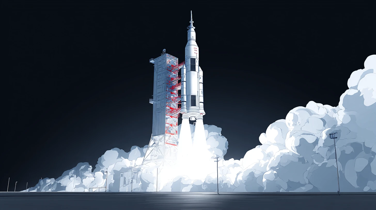 © History Oasis LAUNCH OF APOLLO 13