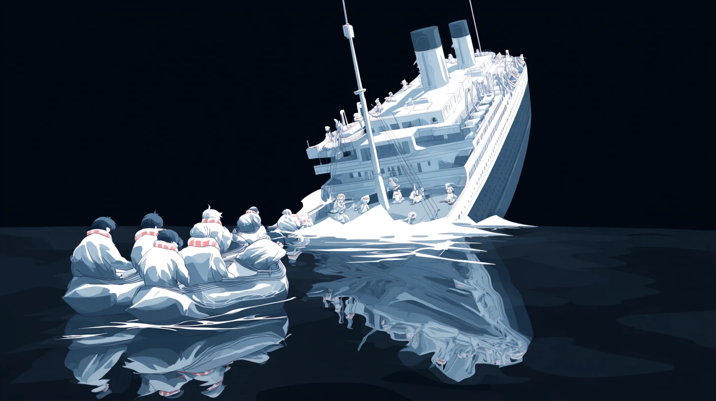 © History Oasis THE SINKING OF THE TITANIC