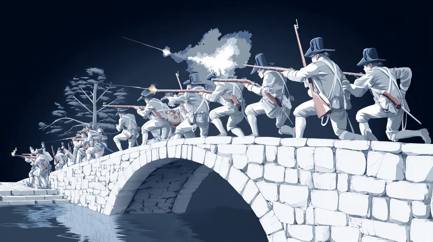 © History Oasis THE SHOT HEARD ROUND THE WORLD