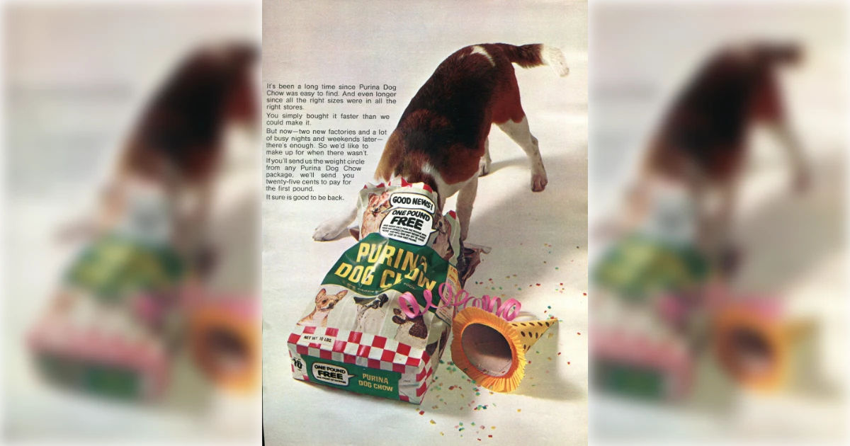Purina Purina Vintage Ad