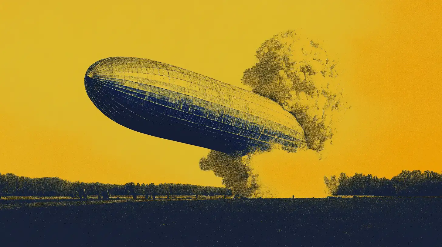 © History Oasis MAY 6 1937 THE HINDENBURG DISASTER