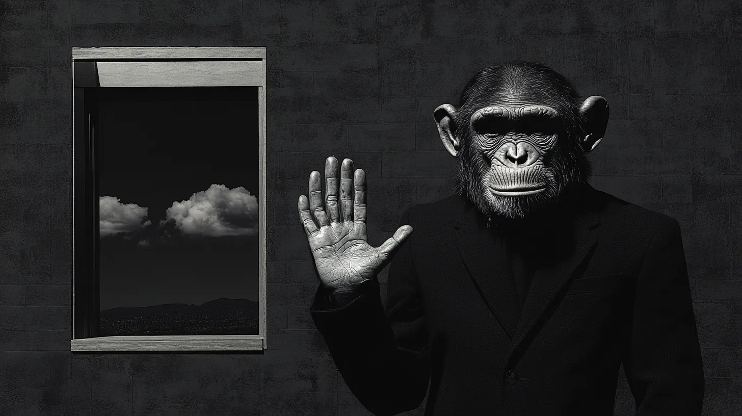 © History Oasis NIM CHIMPSKY Sign Language Chimp