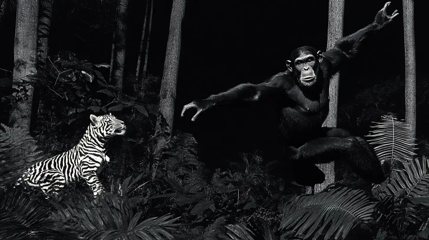 © History Oasis JIGGS Action Movie Chimp