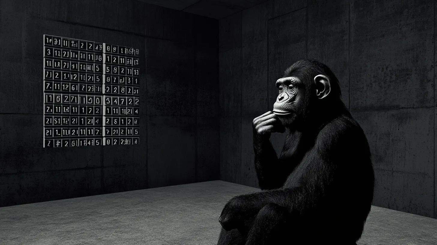 © History Oasis AYUMU Memory Prodigy Chimpanzee