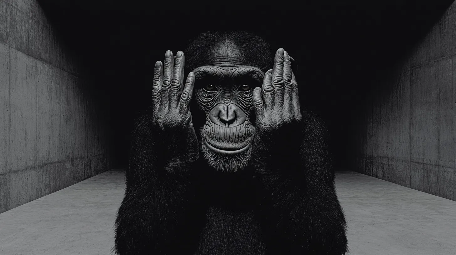 © History Oasis WASHOE Chimpanzee Signing