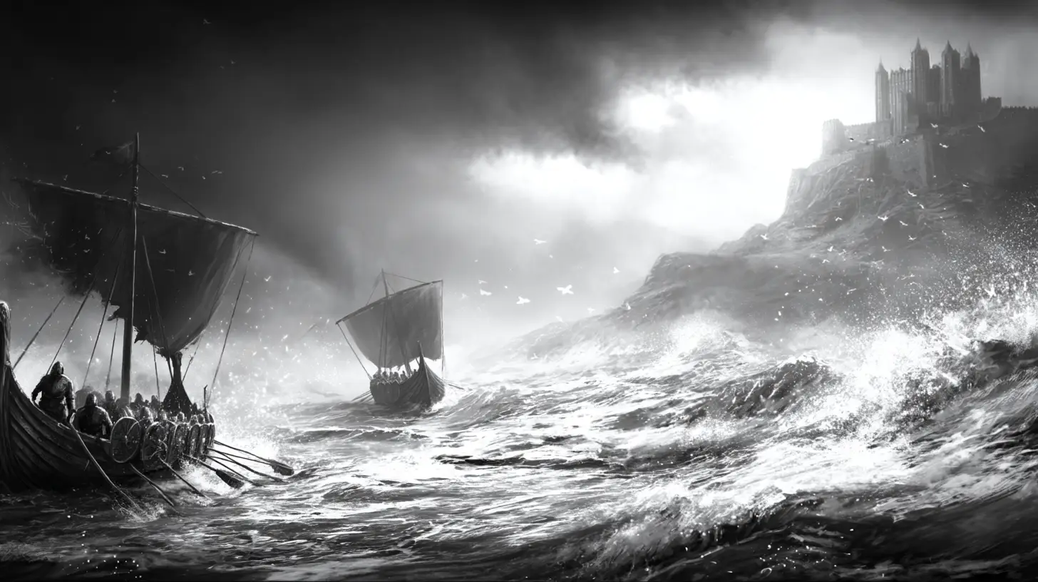 Viking Raid On Lindisfarne