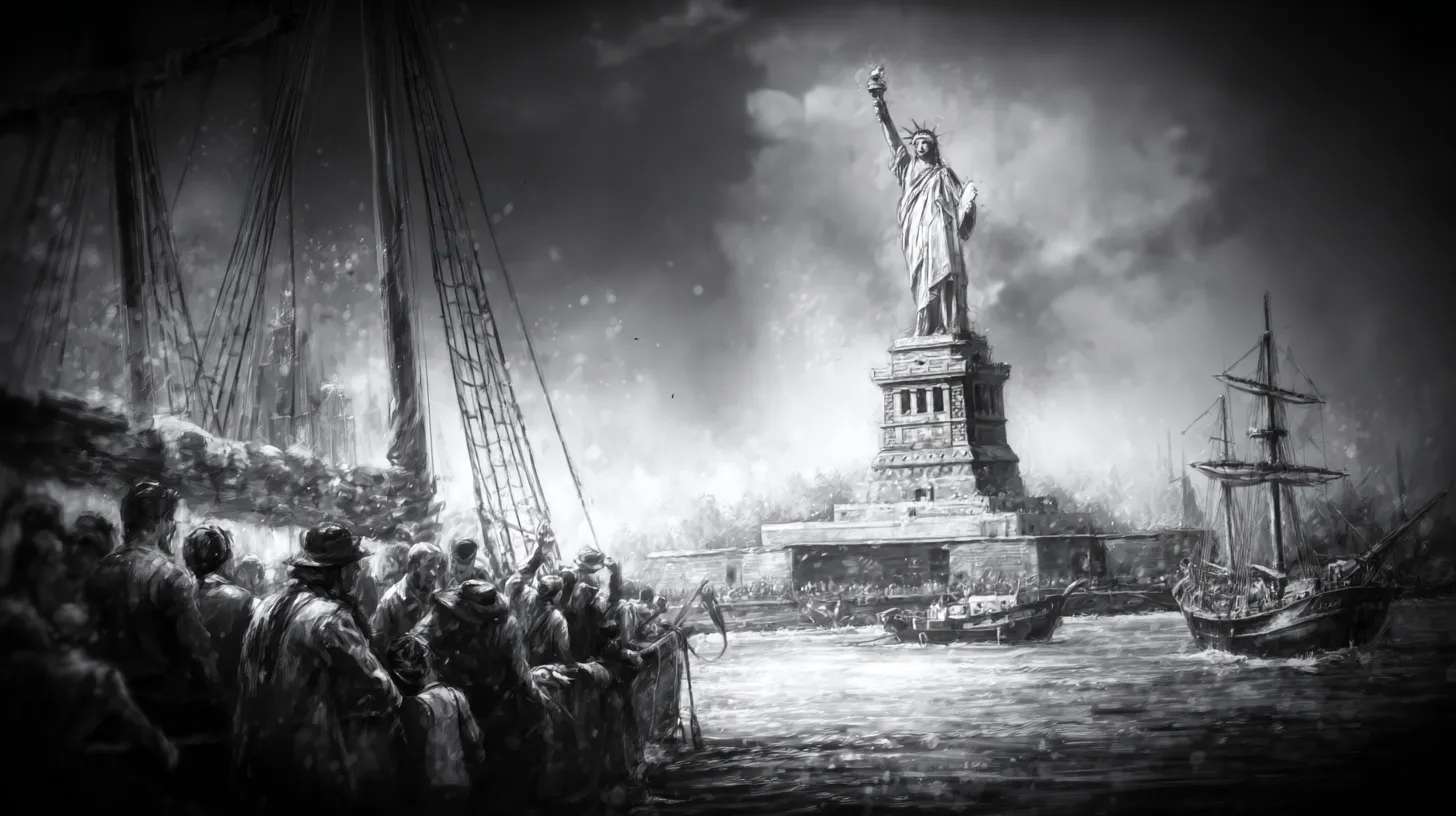 Statue Of Liberty Arrival