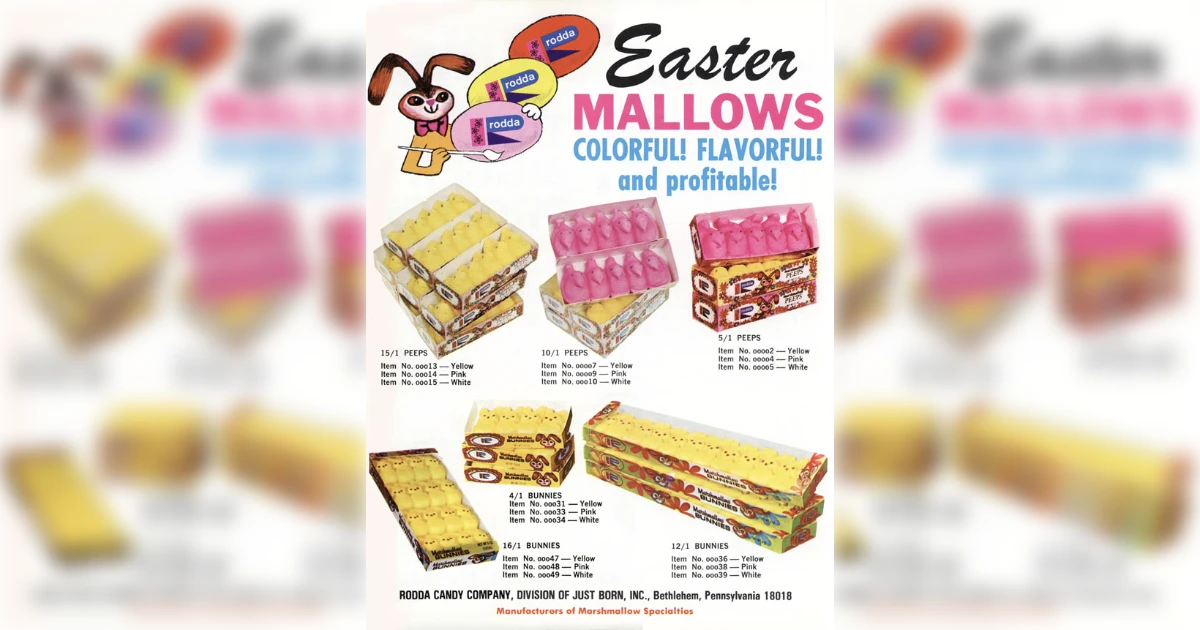 Just Born Vintage Peeps Ad