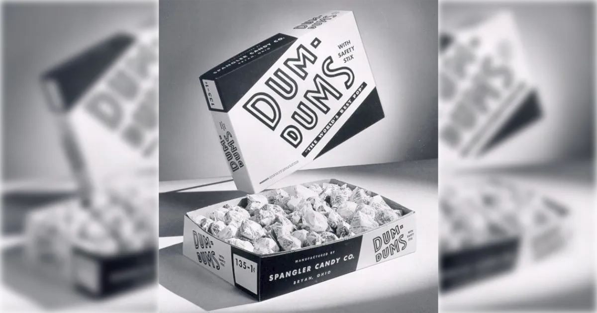 Sprangler Dum Dums Vintage Ad