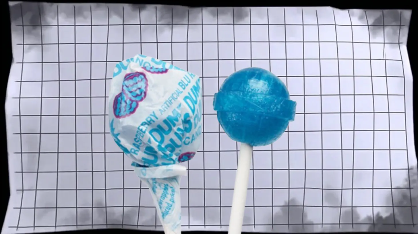 Sprangler Dum Dums Blu Raspberry