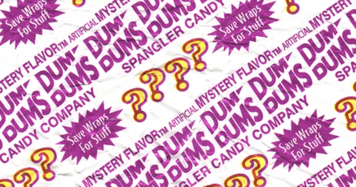 Sprangler Dum Dums Mystery Flavor