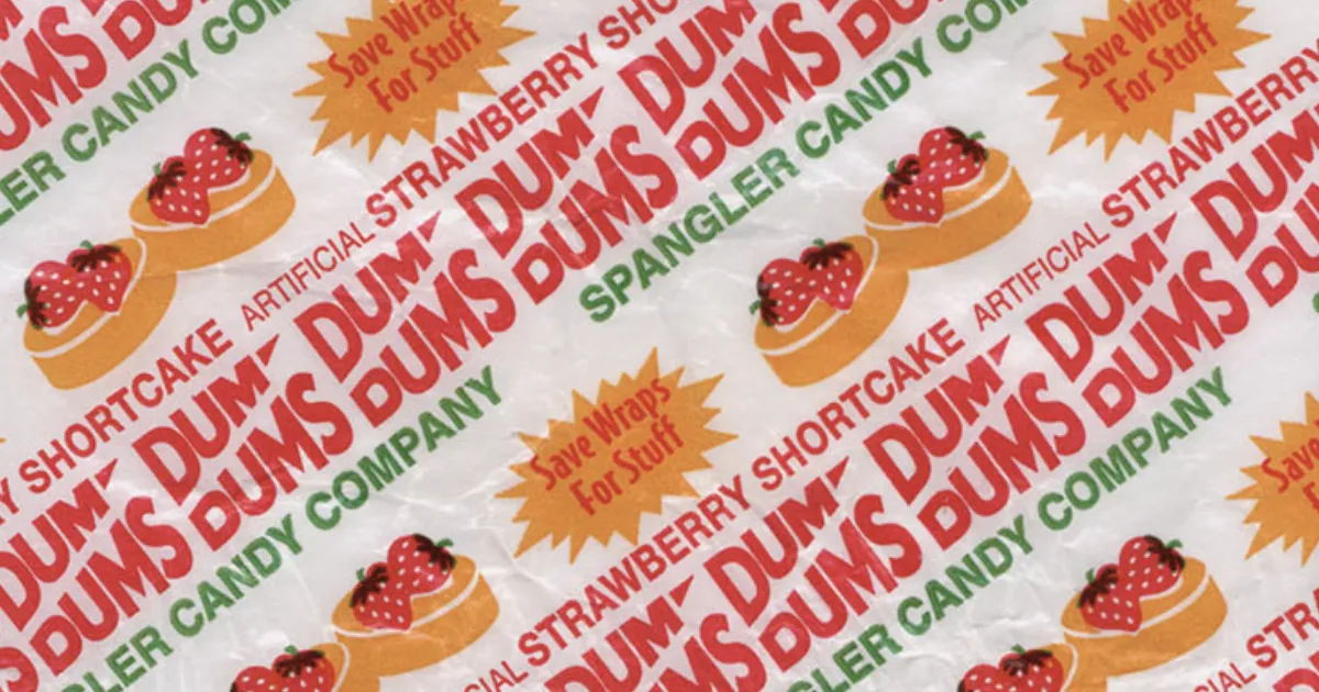 Sprangler Dum Dums Stawberry Cheesecake