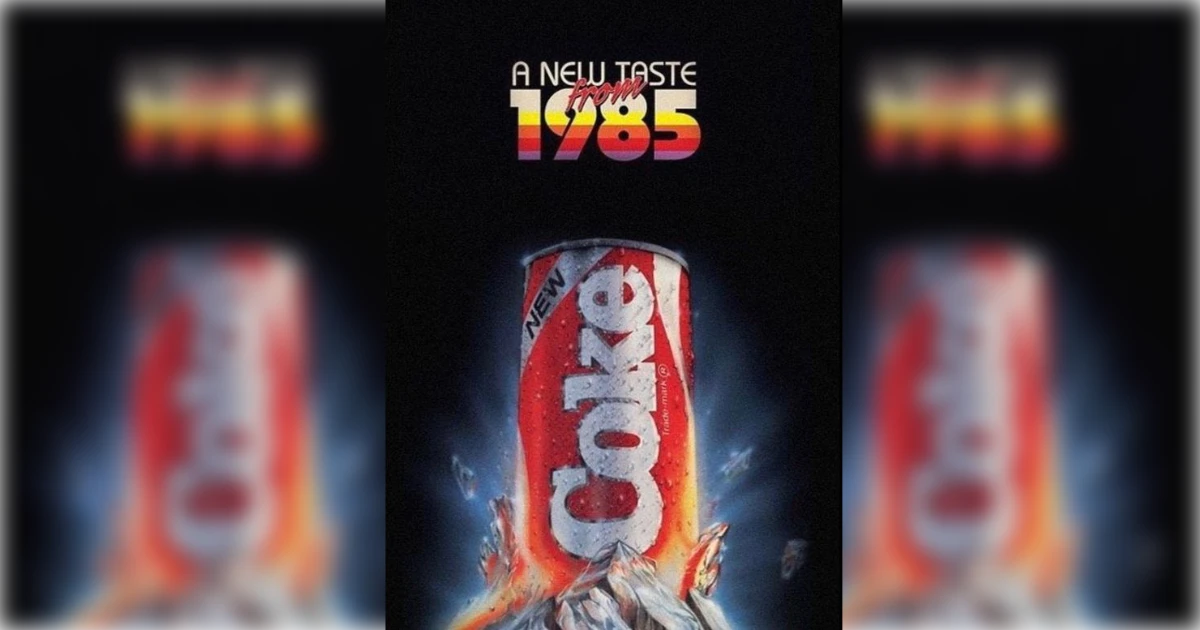 The Coca-Cola Company New Coke Vintage 1985