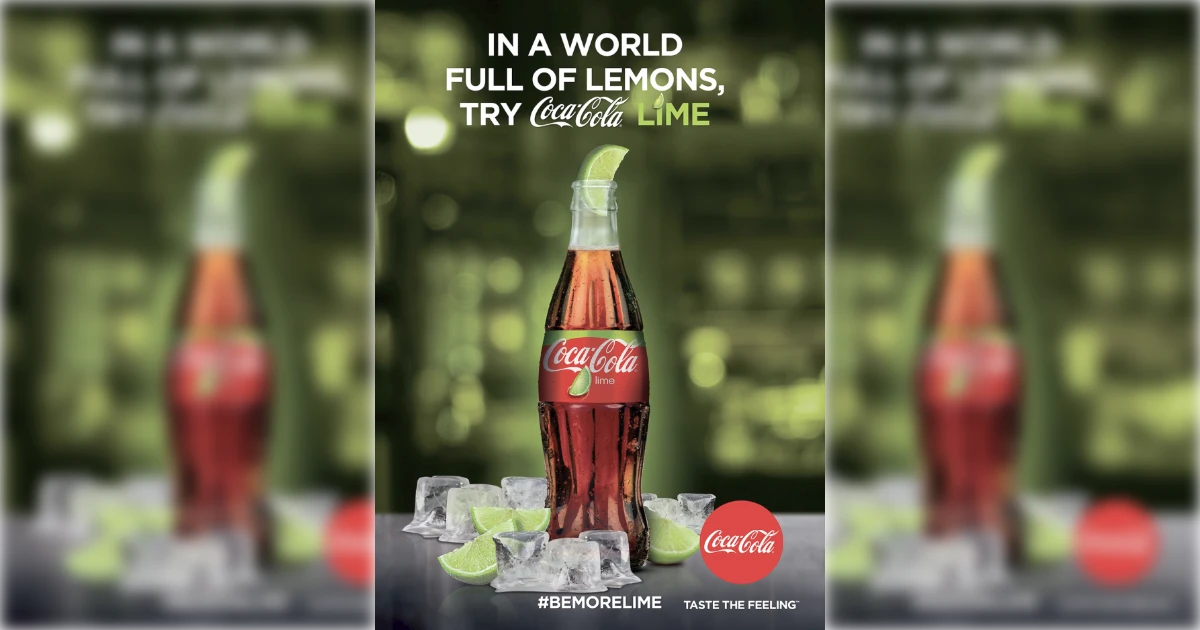 COCA COLA WITH LIME