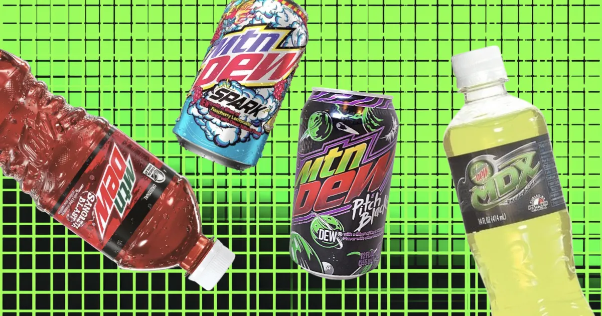 15 Discontinued Mountain Dew Flavors You Forgot About 