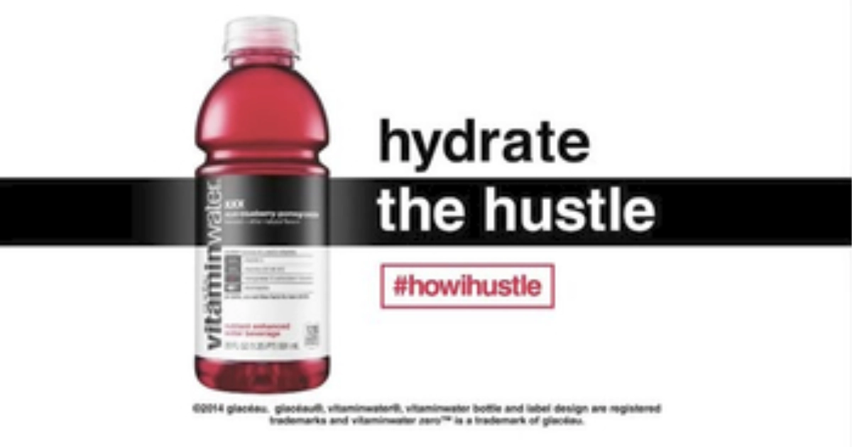 The Coca-Cola Company Vitaminwater Hydrate The Hustle
