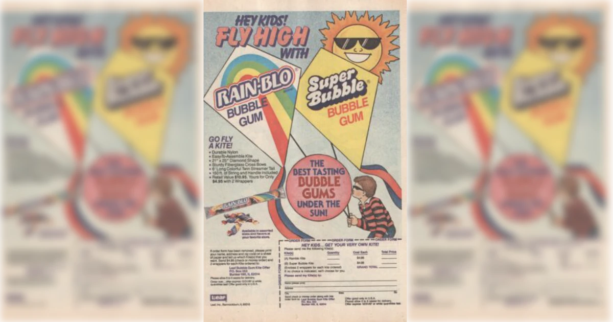 Super Bubble Gum Ad
