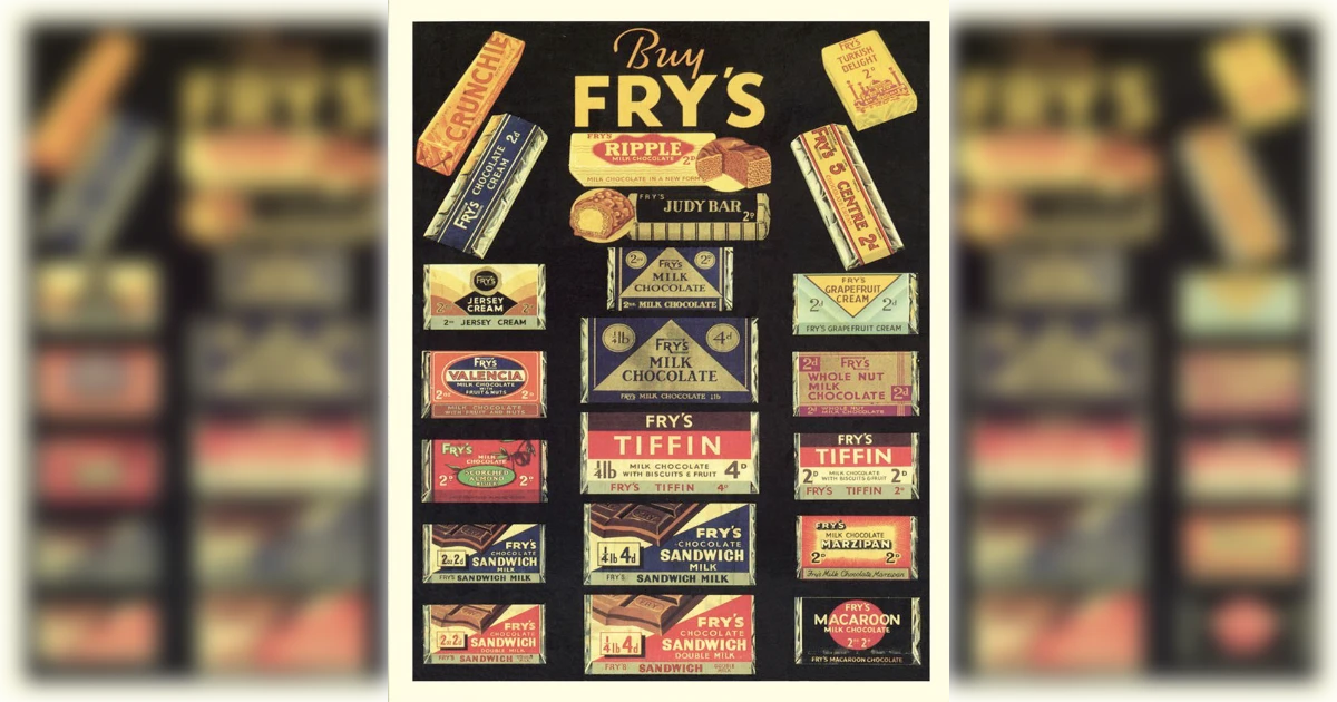 J.S. Fry Sons First Modern Chocolate Bar
