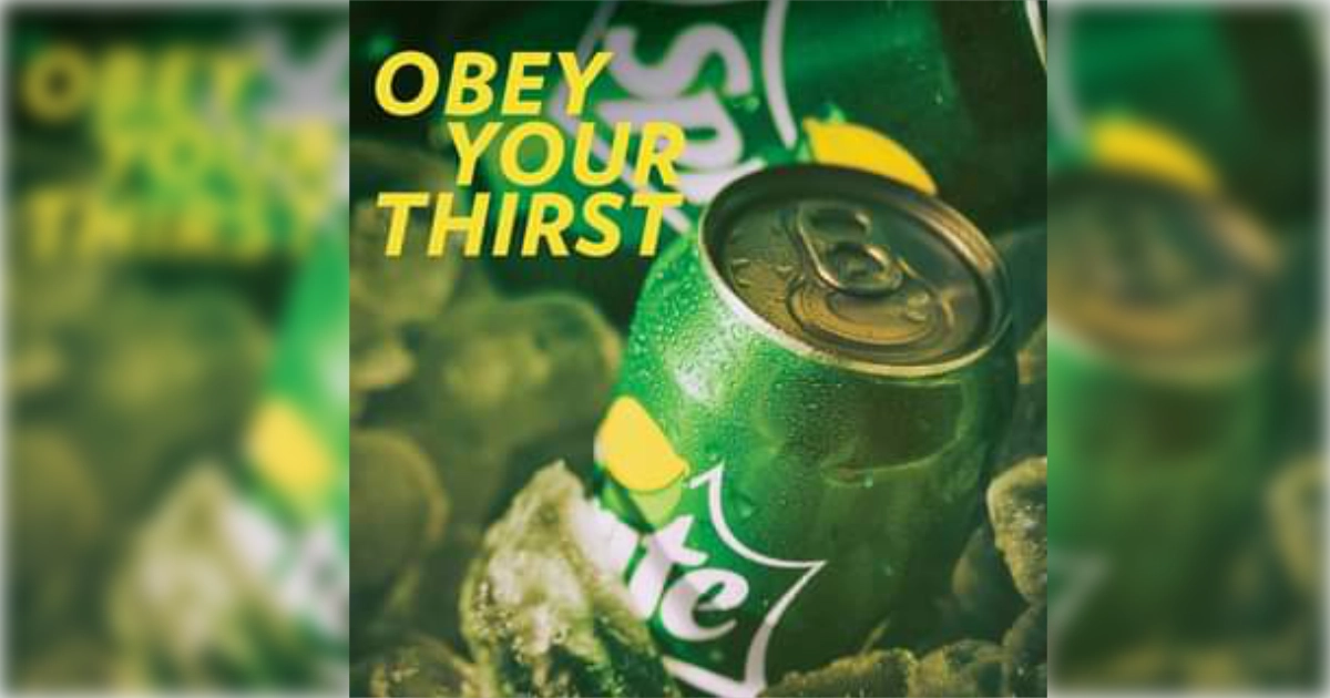 Sprite Obey Your Thrist Ad