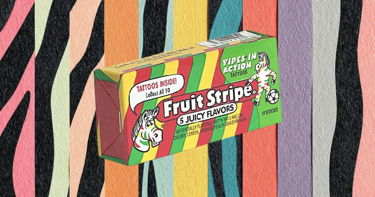 This is What Happened to Fruit Stripe Gum—Why it Was Discontinued