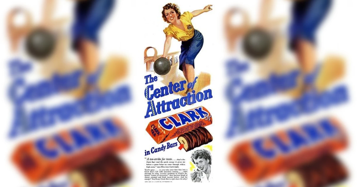 Clark Bar Vintage Ad