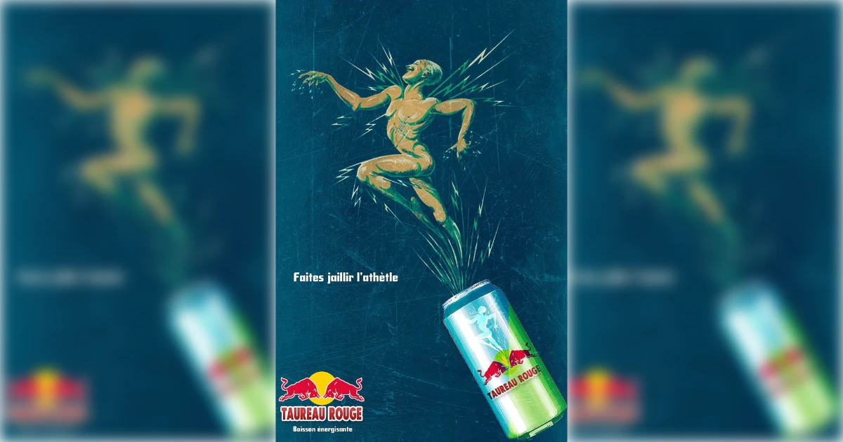 Red Bull Vintage Ad