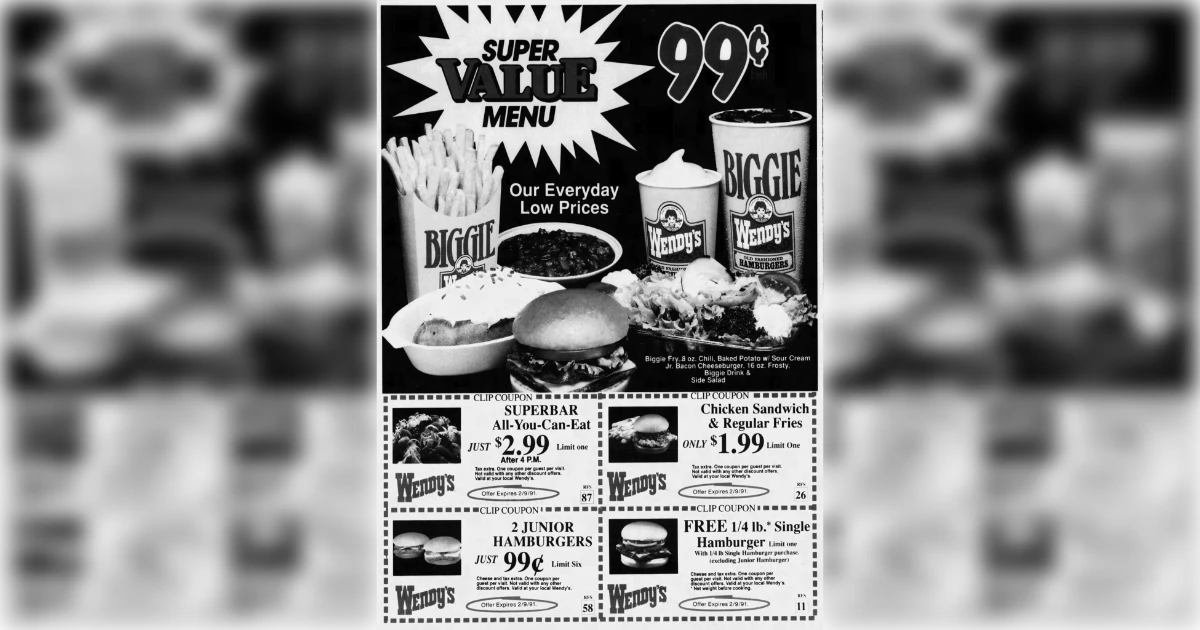 99 Super Value Menu