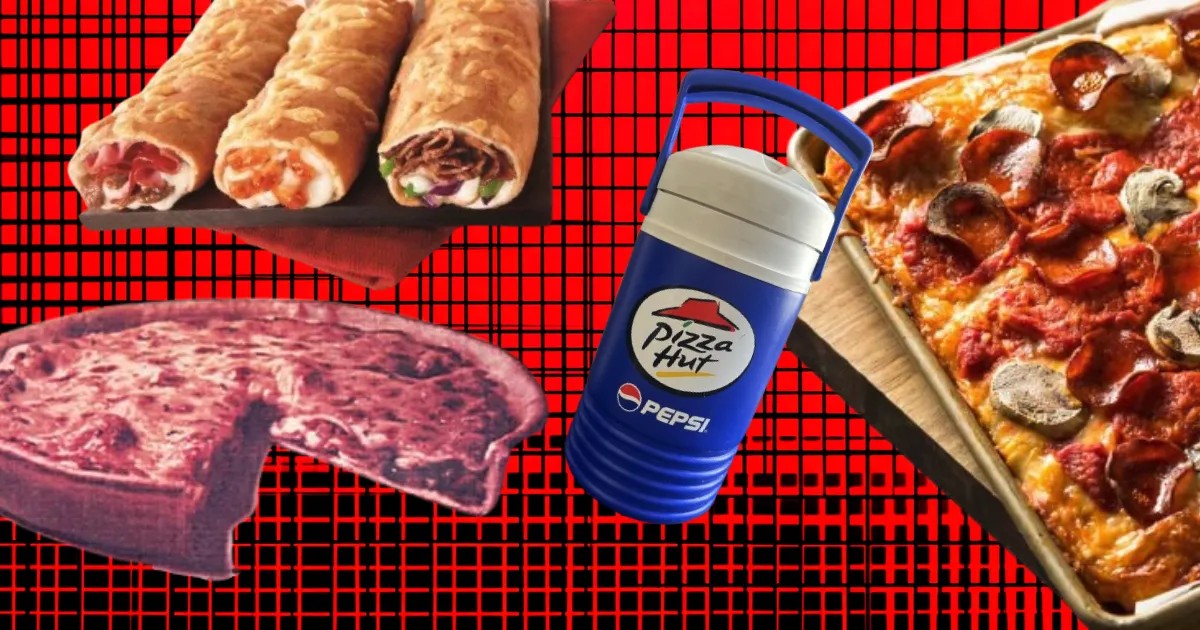Iconic Discontinued Pizza Hut Menu Items