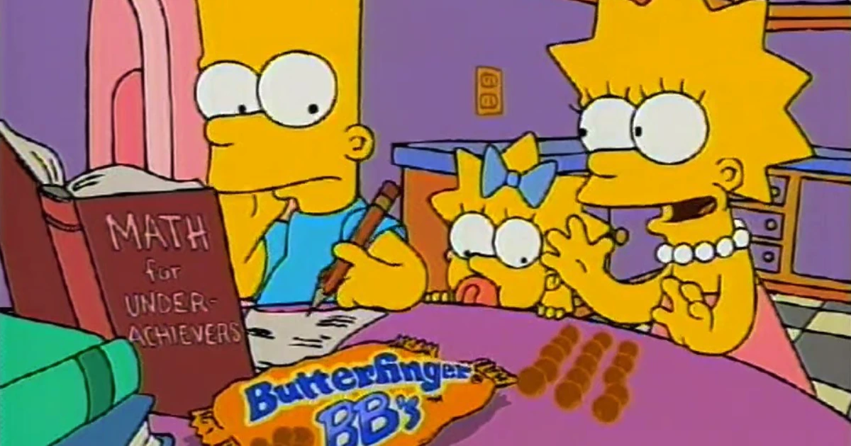 Nestle / The Simpsons Butterfinger Bbs Simpsons