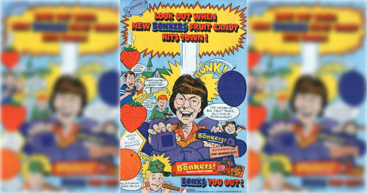 Nabisco Bonkers Candy Poster
