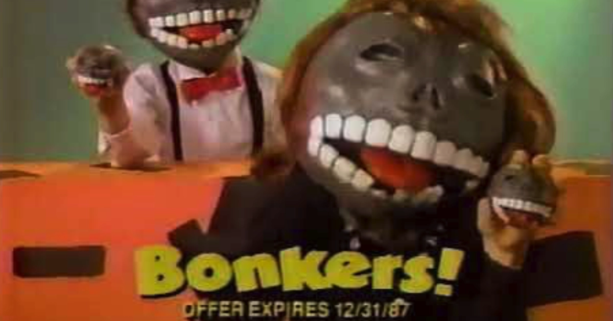 Nabisco Bonkers Monster Commerical