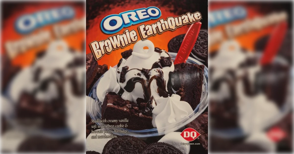Oreo Brownie Earthquake Sundae