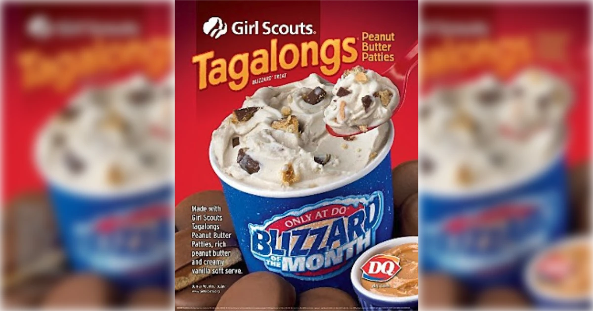 Girl Scout Tagalongs Blizzard