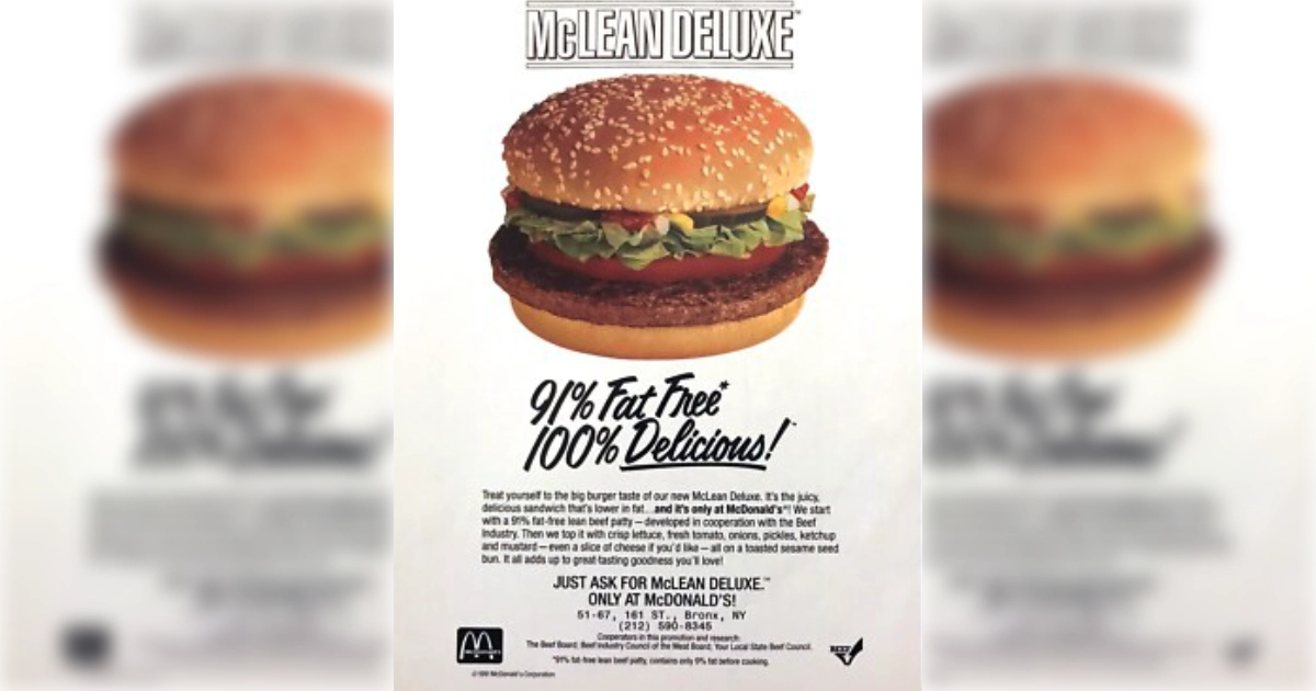 McDonald's McLean Deluxe