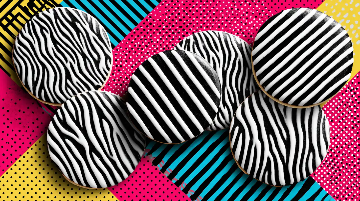 Zebra Stripes Cookies