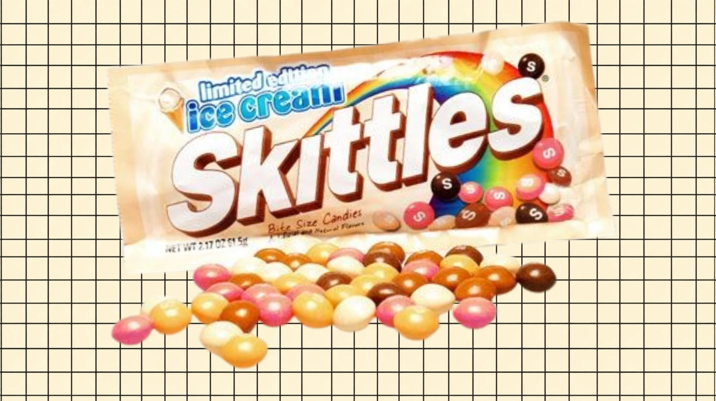 Skittles Ice Cream