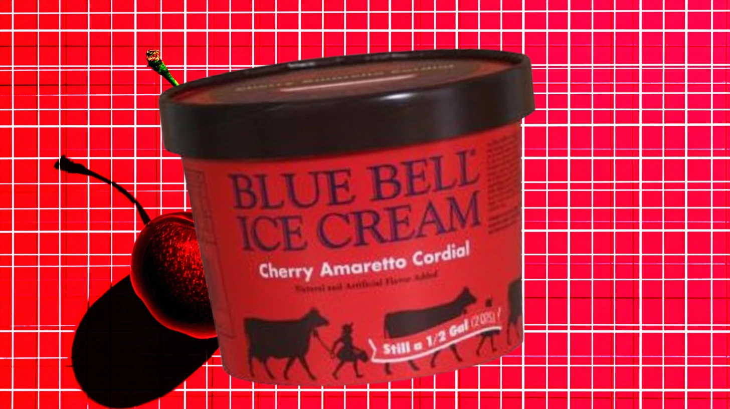 Blue Bell Creameries Cherry Amaretto Cordial