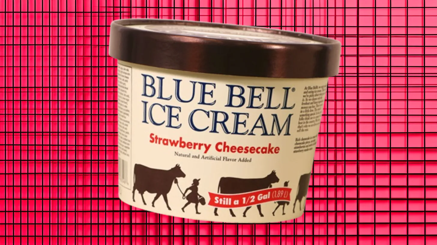 Blue Bell Creameries Strawberry Cheesecake