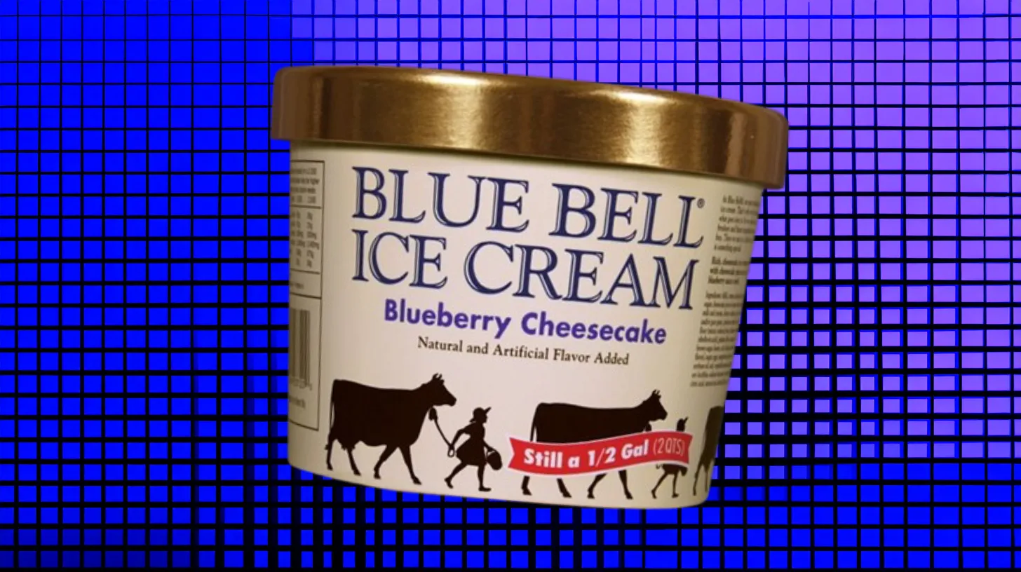 Blue Bell Creameries Blueberry Cheesecake